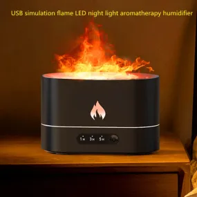 3D Flame Diffuser Aromatherapy Living Room Bedroom Humidifier