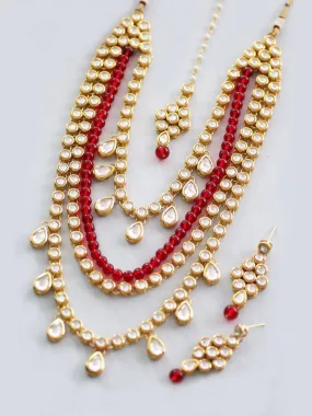 Antique origings Kundan Rani Haar Necklace Set