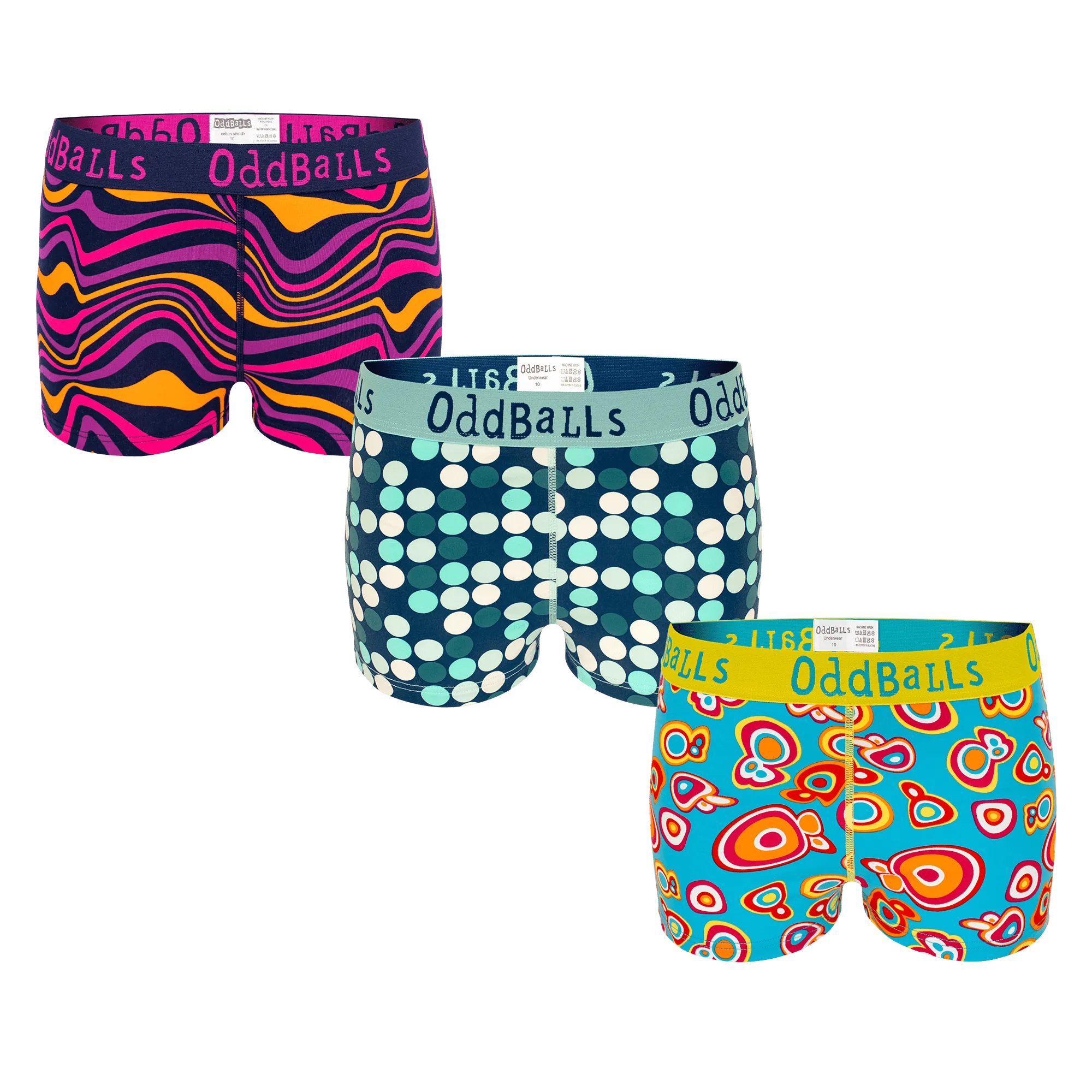 Atomic Bundle - Ladies Boxers 3 Pack Bundle