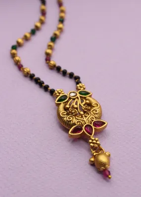 ATTRACTIVE FLORET RAJWADI MANGALSUTRA