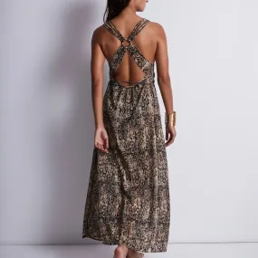 Aubade Evening Sand Dress 2Z63 in Serpent