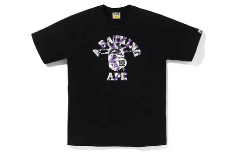 BAPE SOHO 18th Anniversary College Tee Black