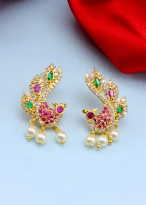 BEAUTIFUL PEACOCK EARRINGS