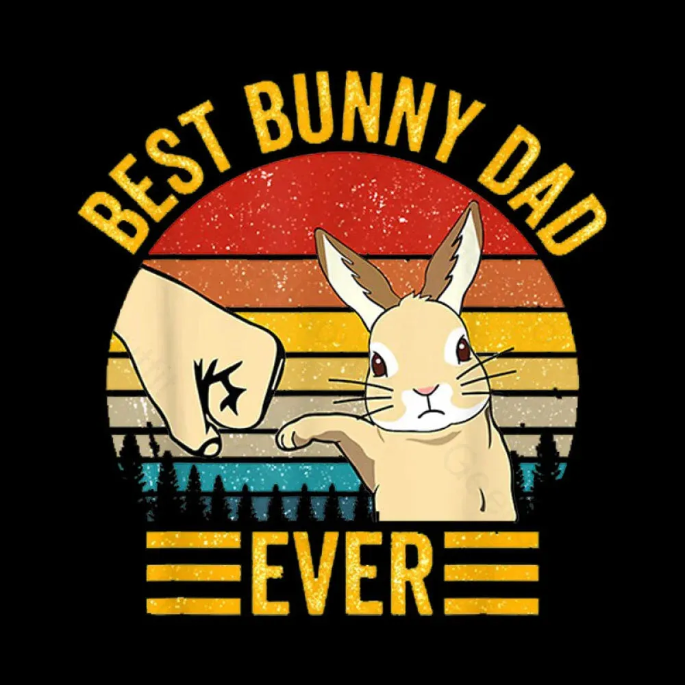 Best Bunny Dad Ever Geek T-Shirt