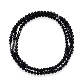 Black Agate | .925 Sterling Silver | Gemstone Wrap