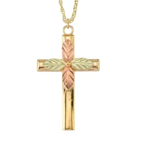 Black Hills Gold 10K Cross Pendant