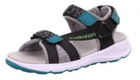 BOYS SANDAL DOUBLE VELCRO CRISS CROSS