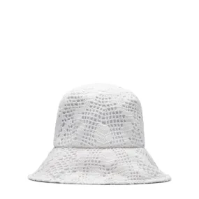 CROCHET-KNIT BUCKET HAT