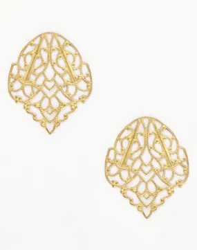 Delicate Crest Filigree, 33x28mm, (2pcs)