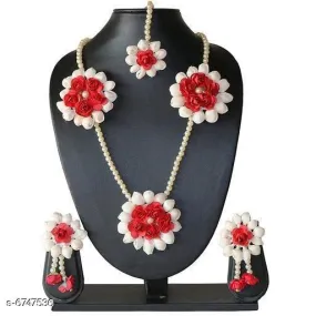 Elegant Flower Jewellery Sets