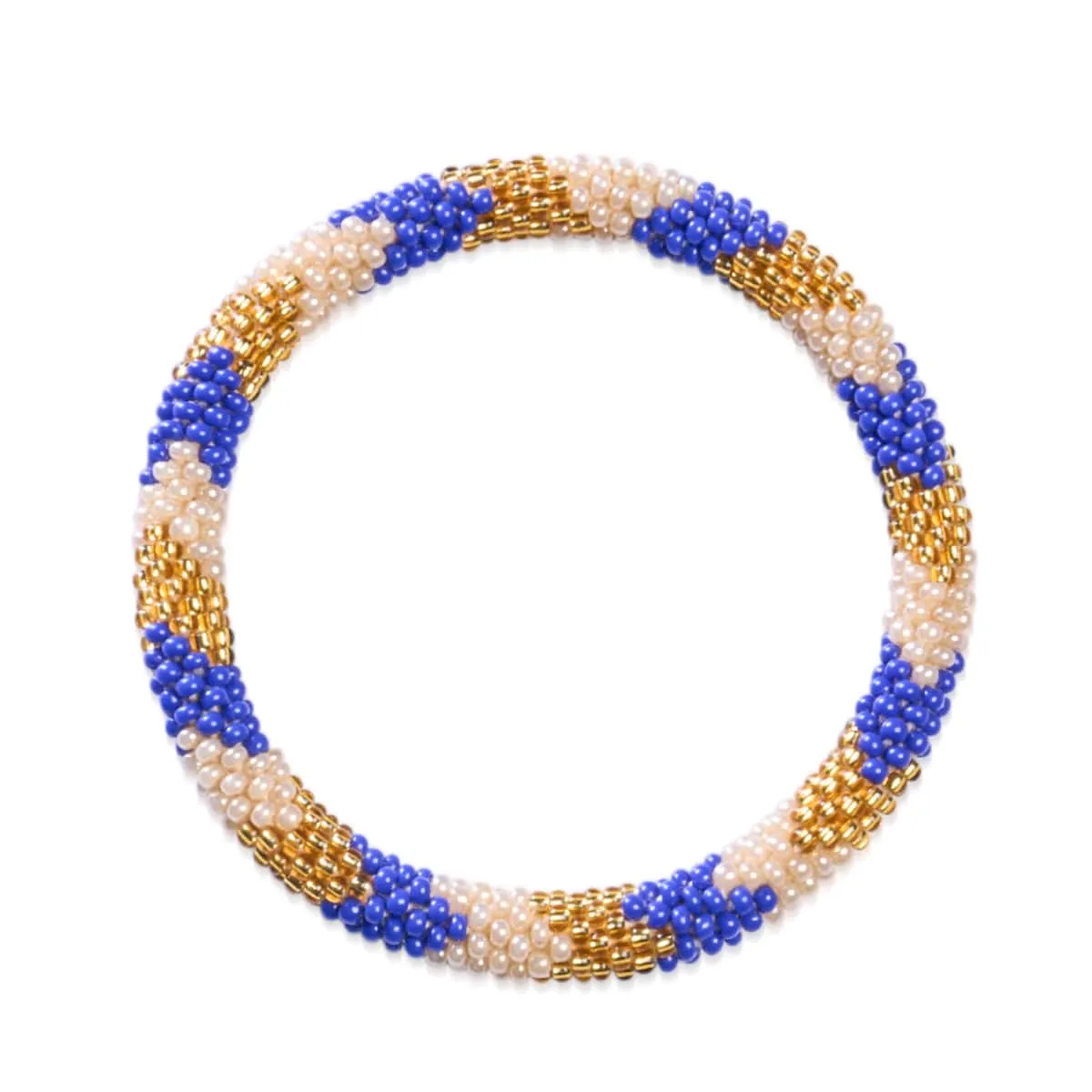 Golden Moment | Himalayan Glass Bead Bracelet