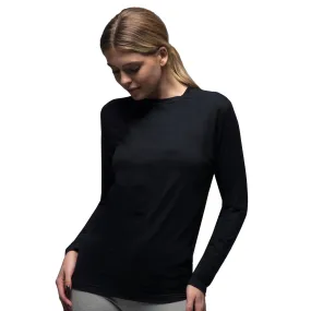 Ladies Lite Thermal Underwear Top - Black