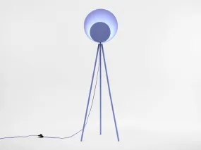 Lilac blue diffuser floor lamp