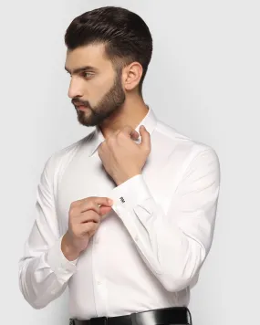 Personalized Formal White Solid Shirt - Sailor